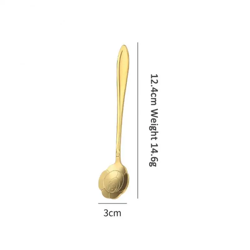 

Simple And Generous Mixing Spoon Coffee Mixing Spoon Comfortable To Use Comfortable To Hold Stainless Steel Stirring Spoon Spoon