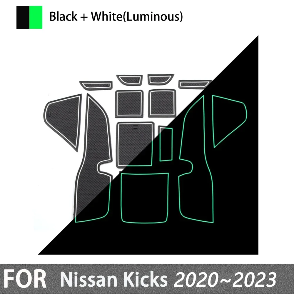 

Nissan Kicks XV D15 2020-2023 Нескользящий Резиновый Коврик Для Дверей, Аксессуары Для Салона Автомобиля