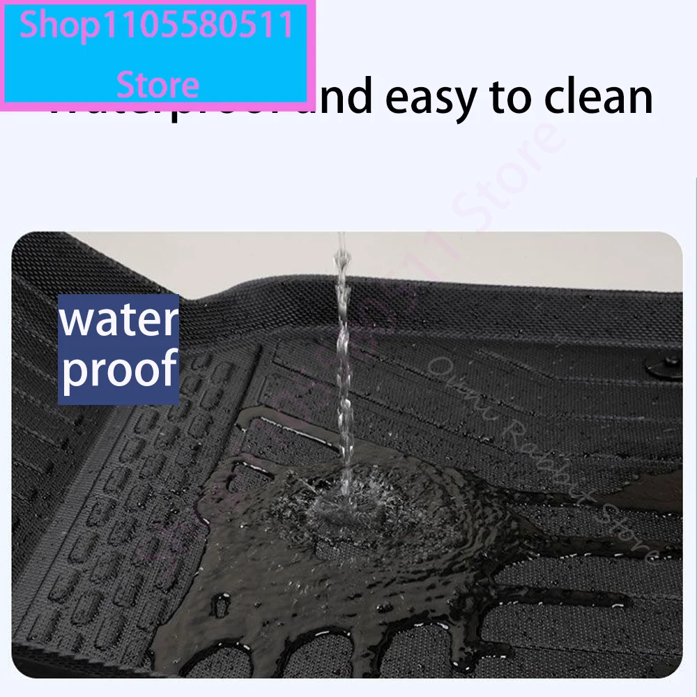 Фото Для BYD Seagull Dolphin Mini/Surf Atto 1 EQ 2023~2025: Автомобильные коврики из TPE для леворульных авто, устойчивые к царапинам, аксессуары для интерьера №5