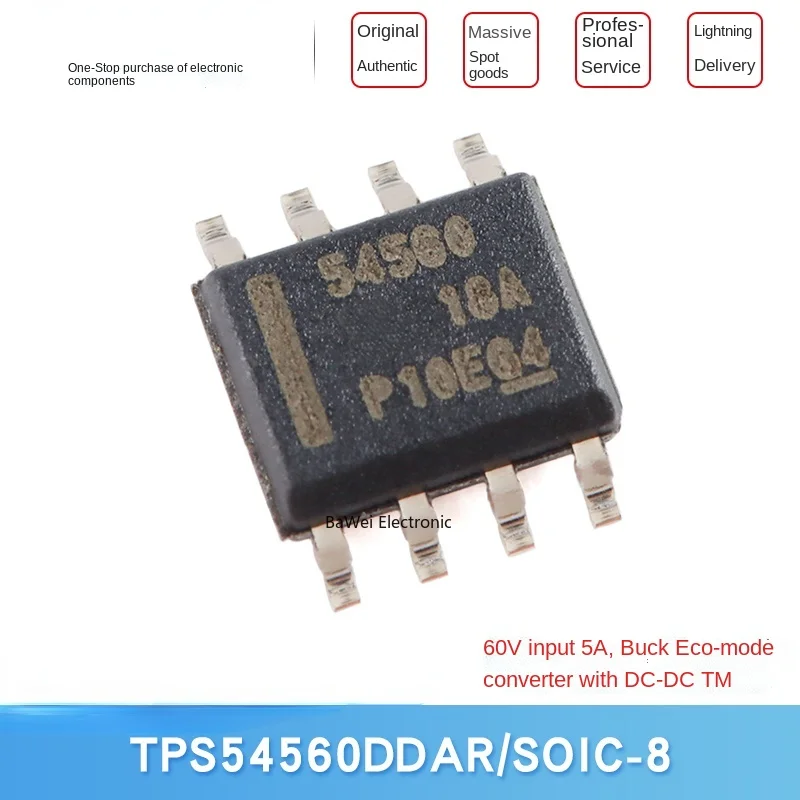 

Оригинальный TPS54560DDAR SOIC-8 Buck DC-DC набор чипов