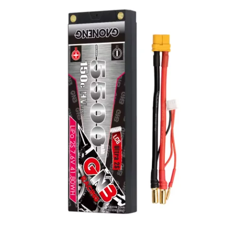 Gaoneng GNB LCG Ultra 2S1P HV 7.6V 5500mAh 150C XT60 Hardcase Lipo