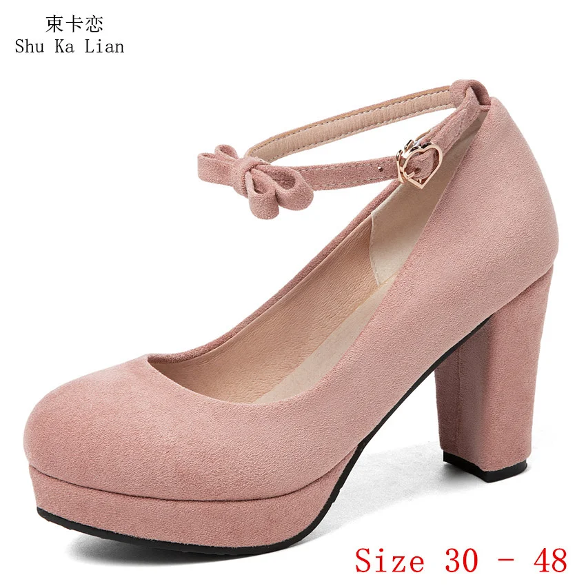 

High Heel Shoes Women Platform Pumps Woman High Heels Party Wedding Shoes Small Plus Size 30 - 48