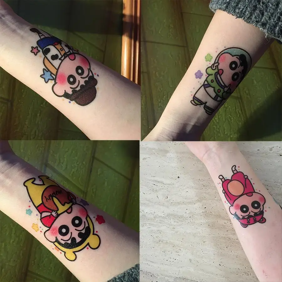 

Sweet Cool Style Flower Arm Stitching Exclusive Hand-Painted Very S Little New Classmates Cartoon Cute Tattoo Sticker