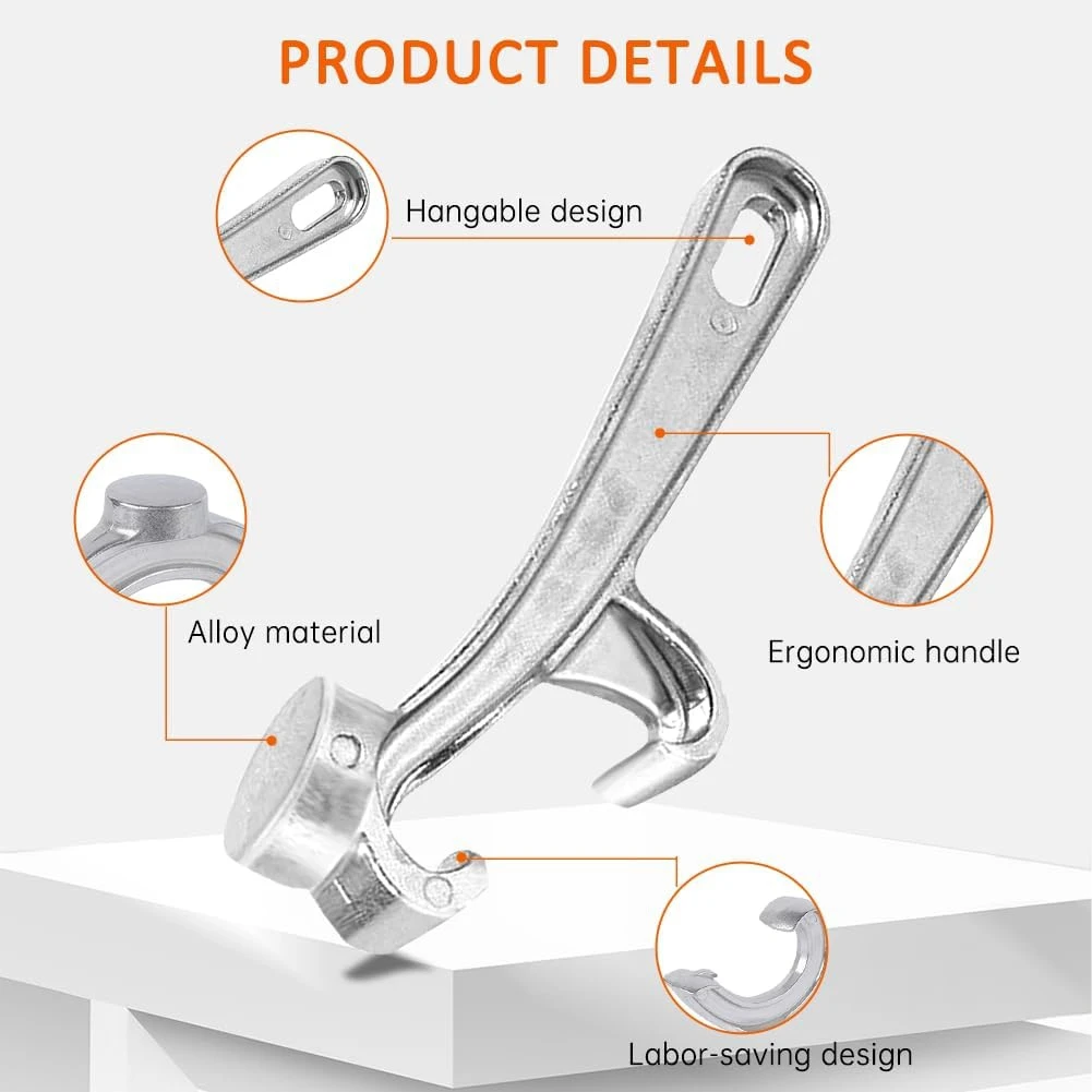 BEAU-2 шт. открывалка для ведра из алюминиевого сплава ручная на 5 галлонов