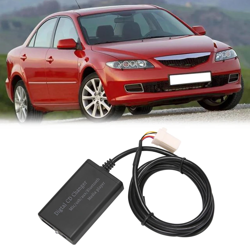 Автомобильный USB AUX Bluetooth цифровой музыкальный адаптер для замены CD Mazda 6/Mazda/M3/323