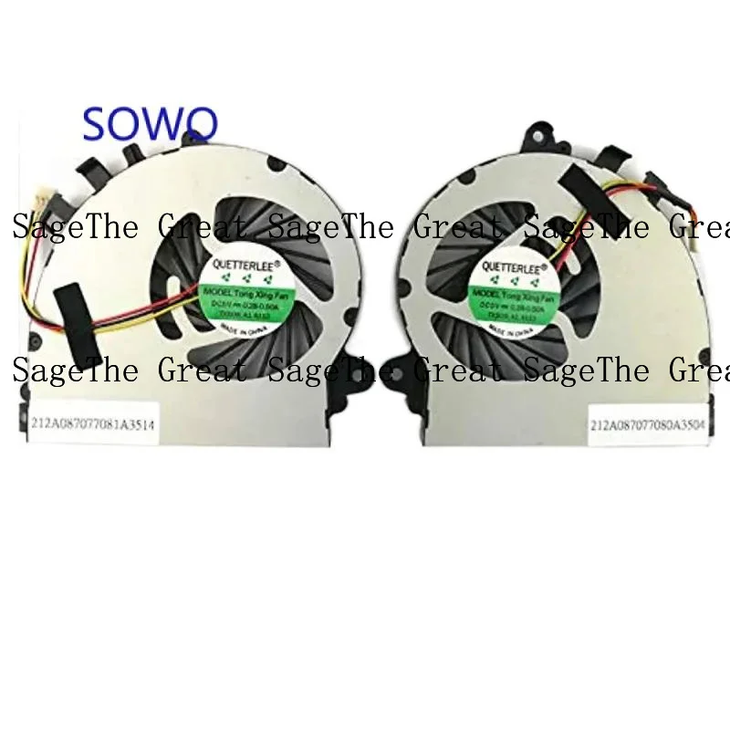 0. Сменный вентилятор для MSI GS72 6QD Stealth Pro GS70 2OD 2PE ONC MS-1771 Series CPU GPU Пара охлаждения