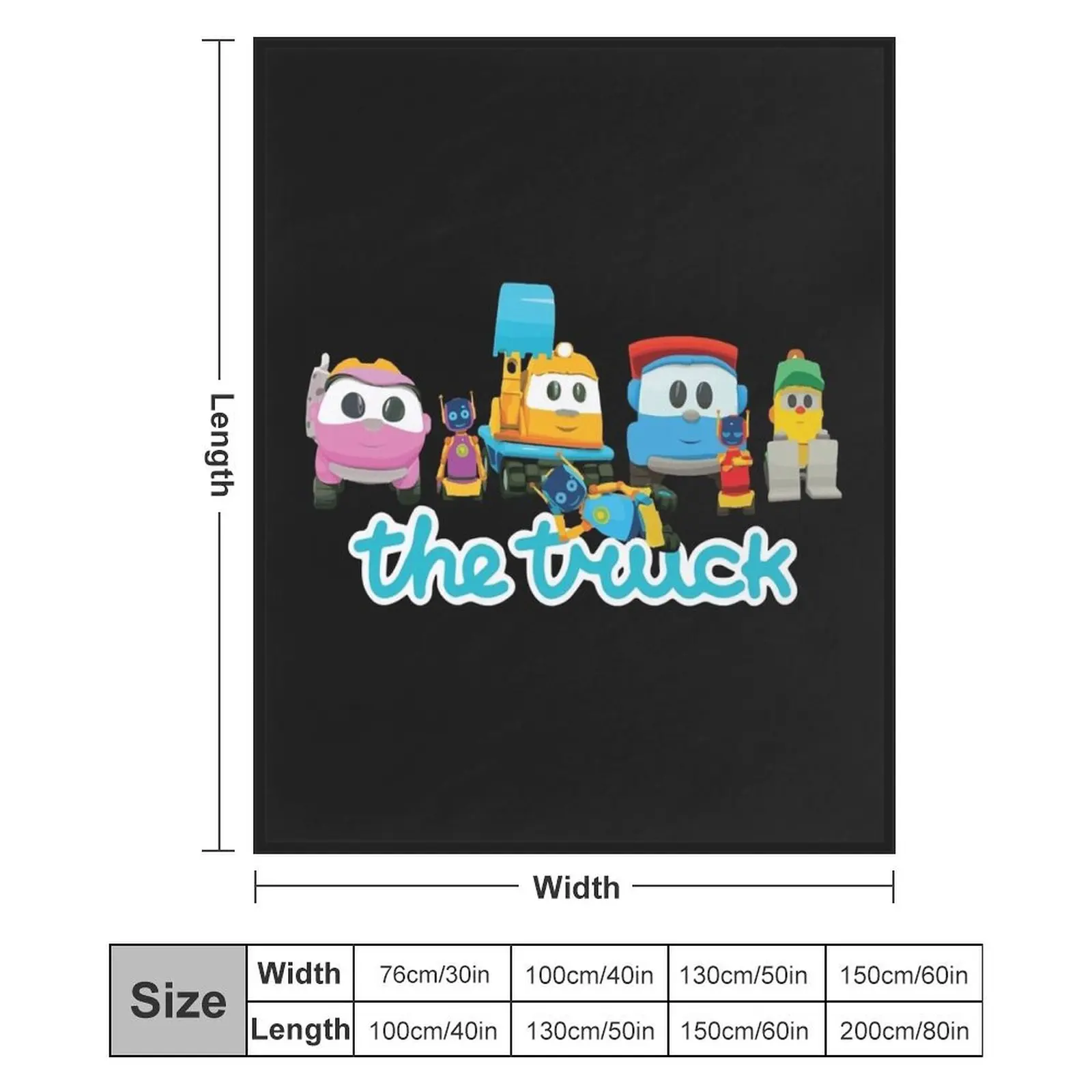 LEO грузовик LIFTY SCOPP ROBOTS LEA индивидуальный пейзажный заказ наклейка пледы роскошные