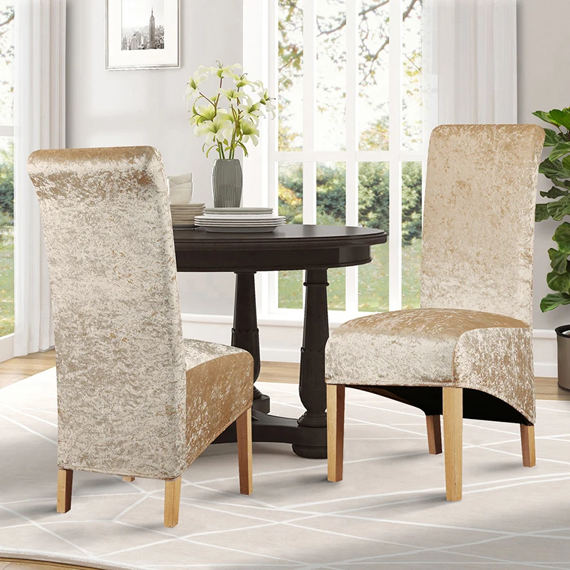 1 шт. универсальный размер эластичные чехлы на стулья чехол сиденья из бархатной