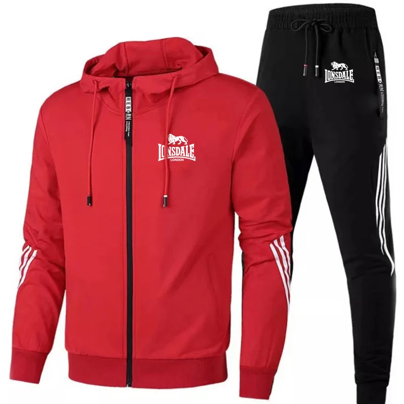 Модные мужские толстовки Lonsdale весна-осень 2022 спортивные брюки удобные хлопковые