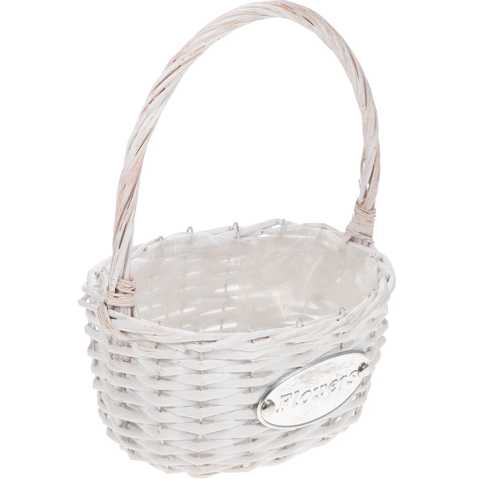 

Laundry Basket Bride Flowers Portable Wedding Storage Container Delicate Baskets