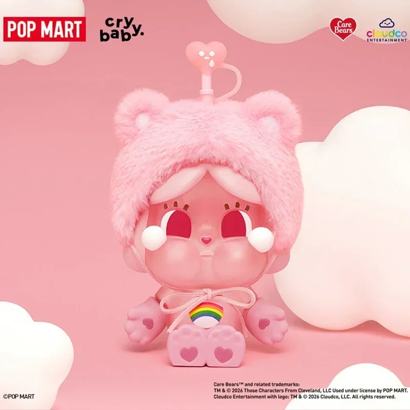 Фото POP MART CRYBABY Серия Care Bears Стеклянная кружка с трубочкой Модная игрушка-сюрприз в случайной коробке Загадочная коробка-сюрприз Фигурка-сюрприз Подарок-сюрприз №4