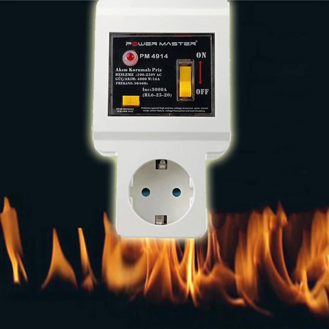 Автоматический предохранитель напряжения европейская защита от утечки Wi-FI