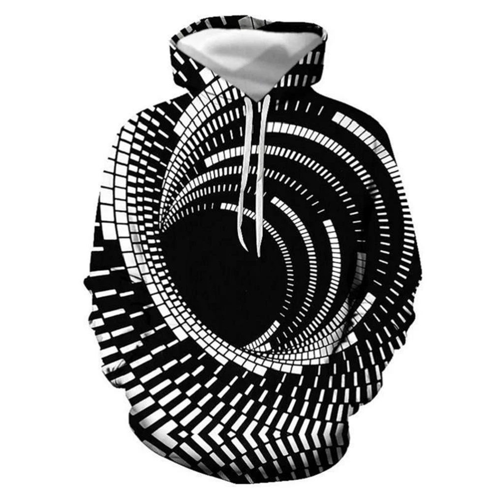 

Новинка Осень 2022, повседневные мужские толстовки с цифровым принтом, модный спортивный крутой пуловер с длинным рукавом и капюшоном с 3d сте...