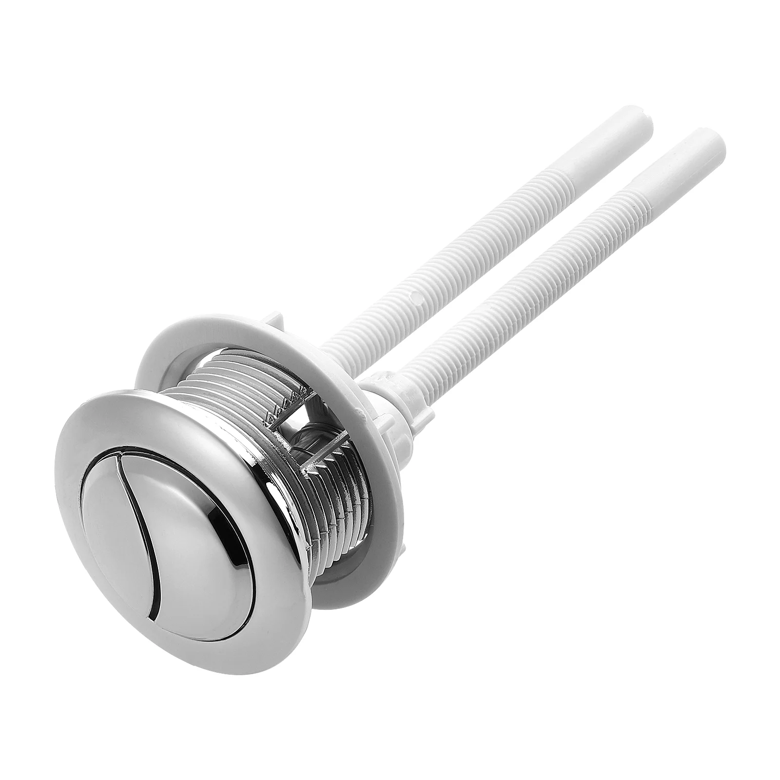 

Water Tank Replacement 38mm Dual Push Button Toilet Thread Kit Valve Round Head Trumpet Accessories