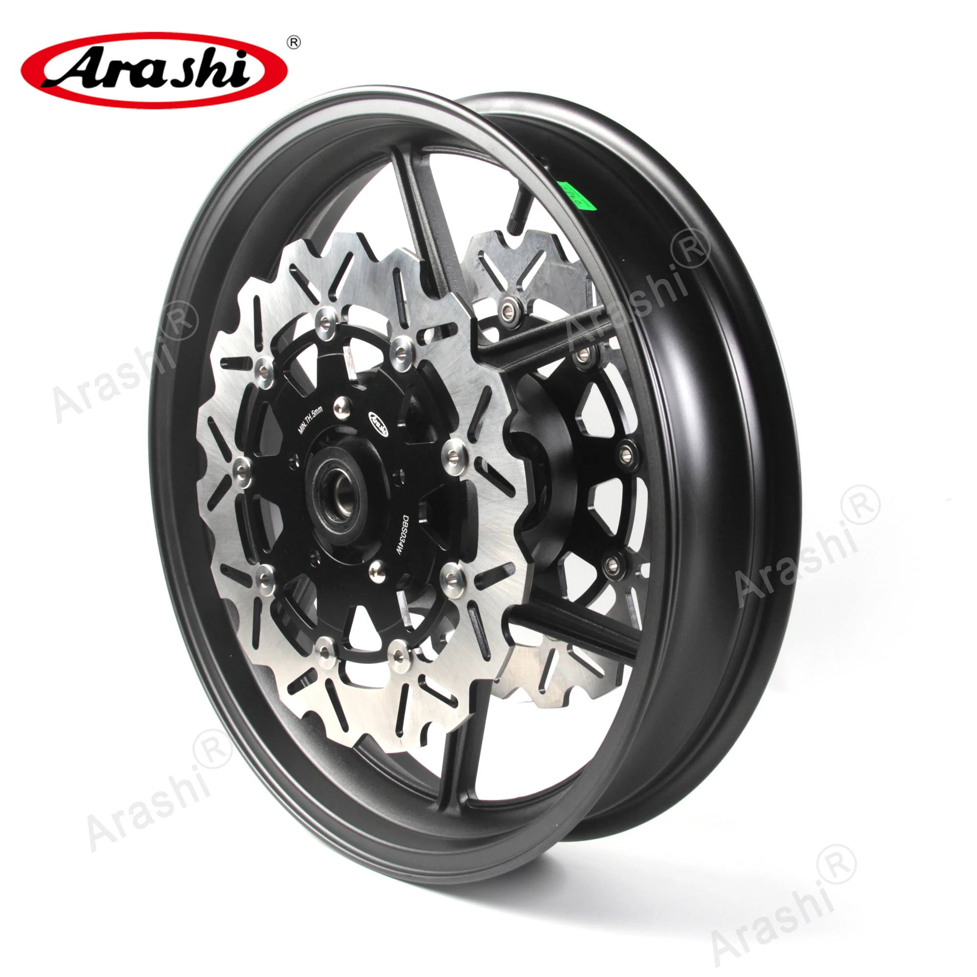 

ARASHI ZX6R 05-12 передний обод колеса тормозной диск ротор диск для KAWASAKI ZX-6R ZX 6R 2005-2012 2006 2007 2008 2009 2010 2011 Z750