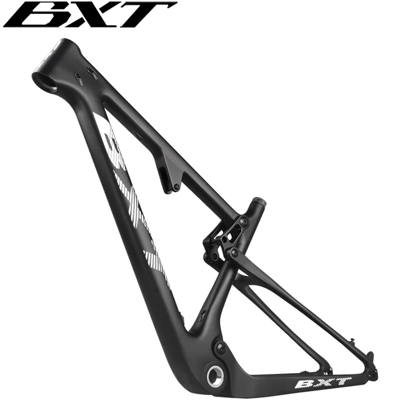 BXT 29er carbon mtb frame full Suspension Bike MTB Frame Max Tire size 2.3”/2.35” boost carbon suspension bike frame parts images - 6