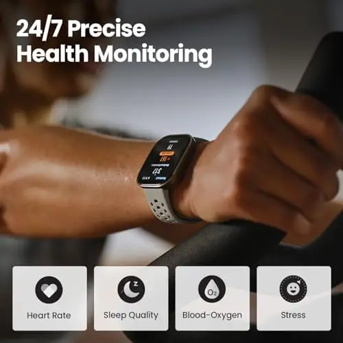 Фото Amazfit Bip 6, умные часы для мужчин, женщин и детей, GPS, бесплатные карты, AI, Bluetooth-звонки, здоровье, фитнес, сна, спорт, reloj inteligente №4