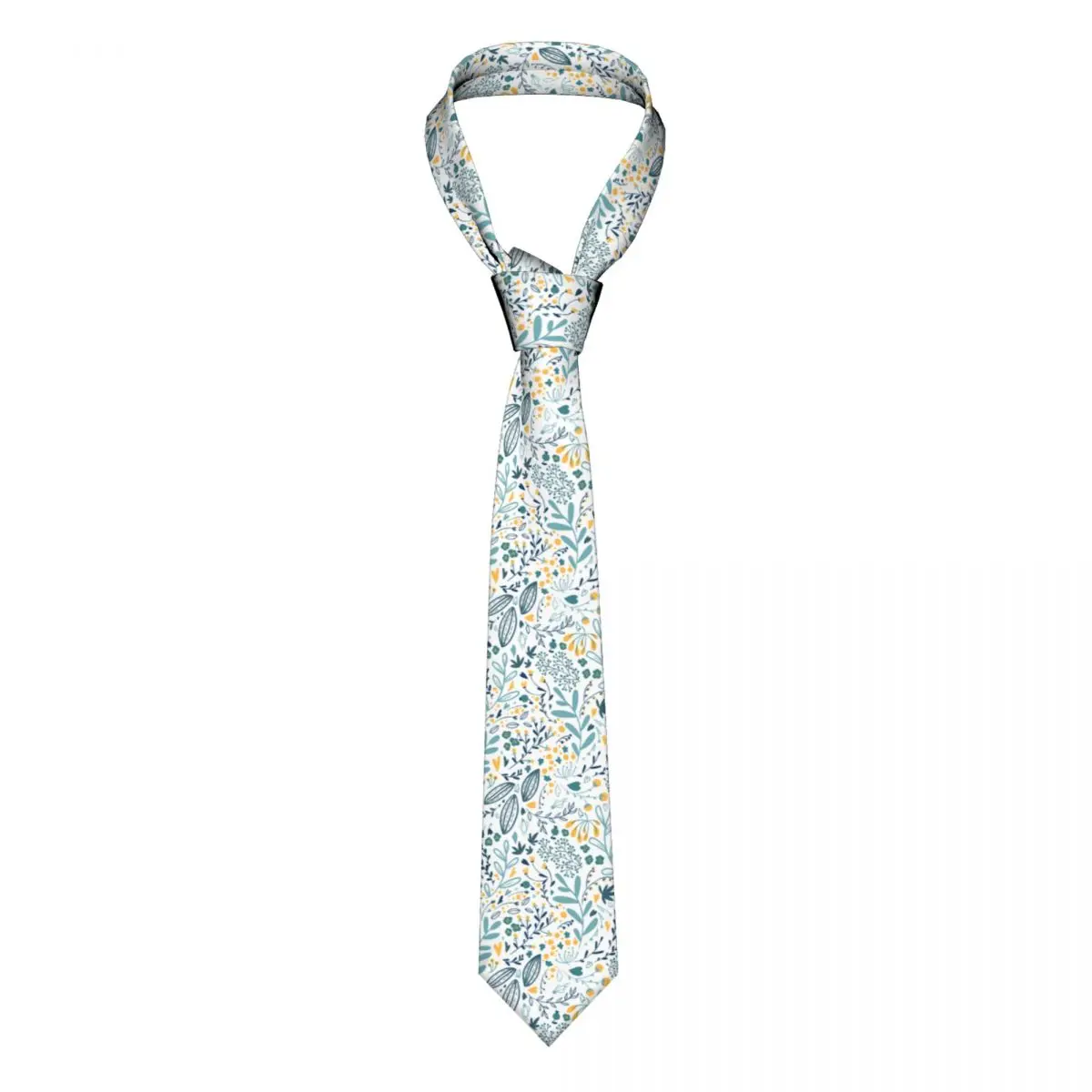 

Flower Green Leaves Men Necktie Casual Polyester 8 cm Narrow Bohemian Boho Neck Tie for Men Shirt Accessories Gravatas Gift