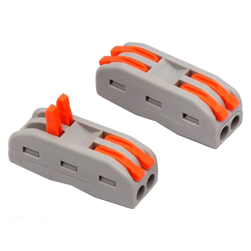 3 pieces of PCT-222 quick terminal block PCT-223 wire connector two-three-in-three-out press and to