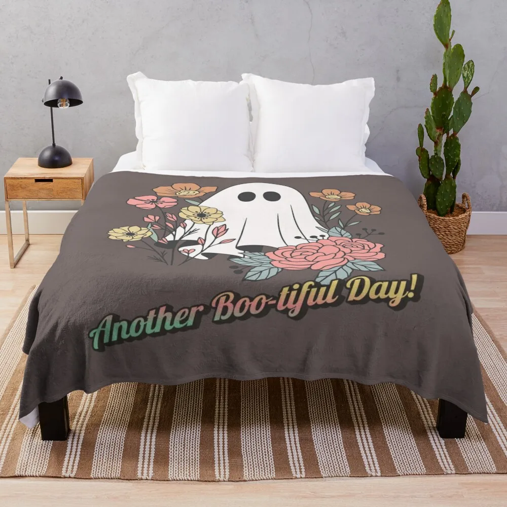 Еще один Boo-tiful Day — одеяло Элдридж и жуткие призрачные цветы детские одеяла