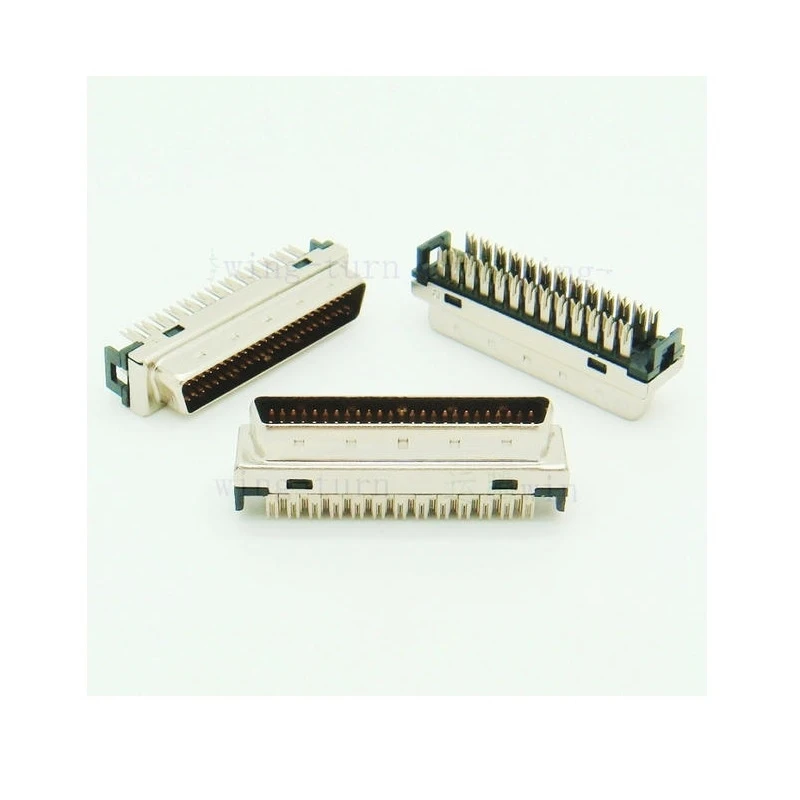 FMD50M-M SCSI HPDB50 50-жильный контактный спаянный кабельный разъем, мужской, женский, припаянный корпус из проволоки HPDB 50Pin