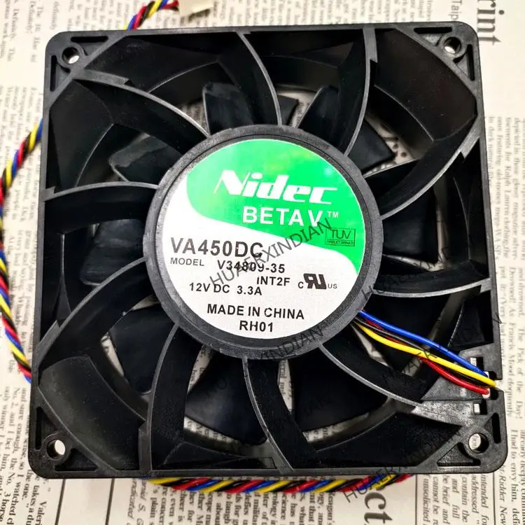 

New V34809-35 12038 12V 3.3A 12 Cooling Fan Assembly Kit