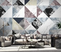 custom nordic stone jazz white marble tv background mural retro nostalgic study wallpapers for living room photo 3d wallpaper