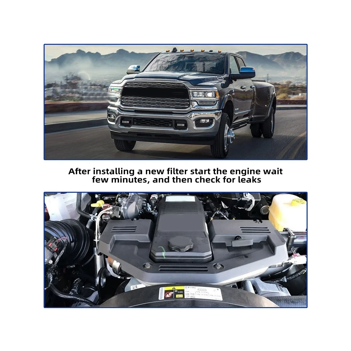 2 шт. комплект топливных фильтров 2019-2021 Ram 2500 3500 4500 L 68436631AA 68157291AA