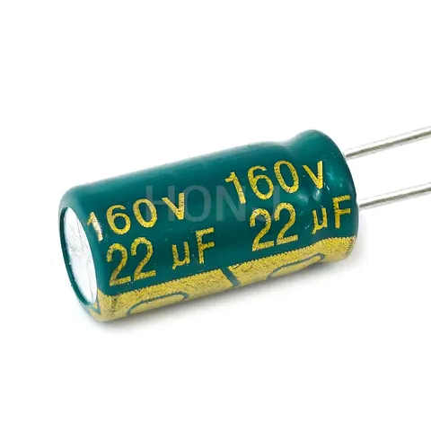 10 шт. 160 В 22 мкФ 8x16 мм алюминиевый электролитический конденсатор 22 мкФ 160 В 22 мкФ 160 В постоянного тока 22MFD 160 В 22 мф 22 мф 160 В ± 20%