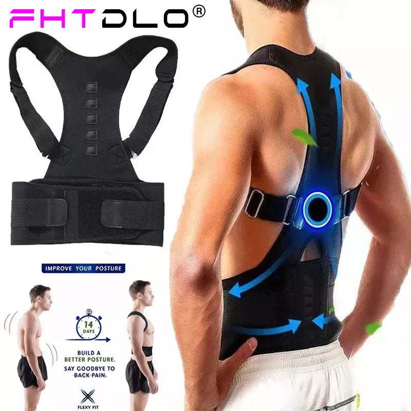 Terapia magnetica postura correttore postura corsetto spalla supporto cintura uomo e donna bretelle e supporto postura spalla cintura