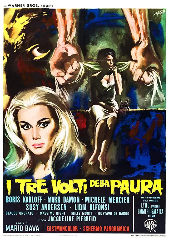 Шелковый плакат I tre volti della paura (1963) домашняя декоративная настенная живопись на