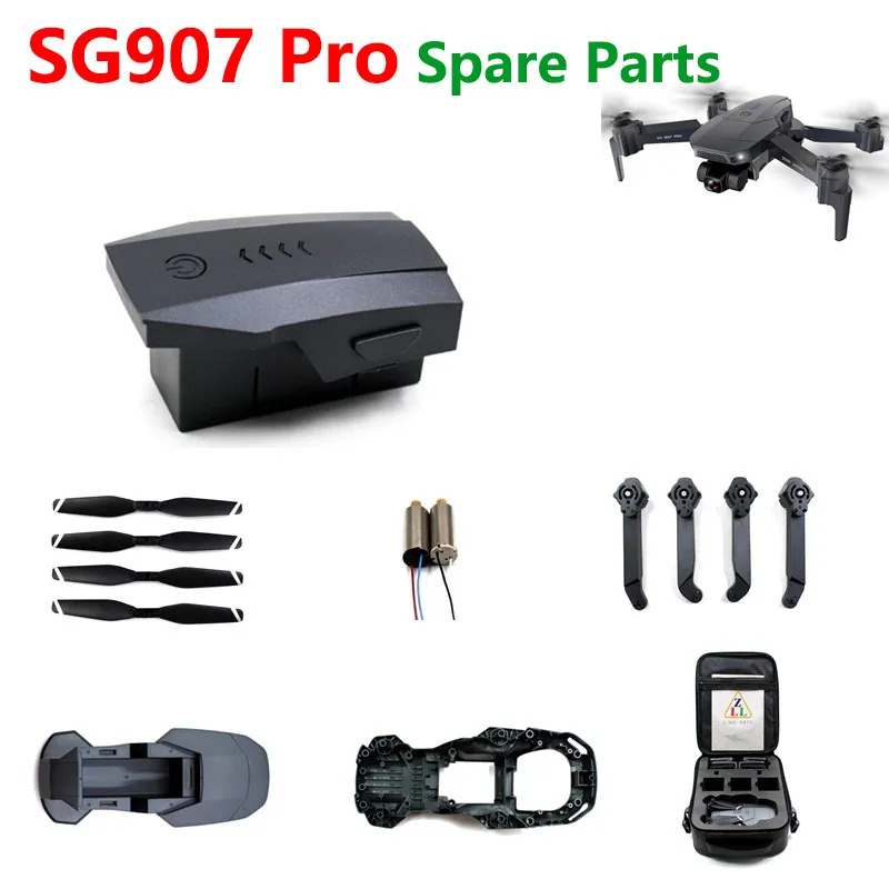 

SG907Pro SG-907 Pro Spare Parts Propeller Battery Remote Control USB Charger Arm Motor Shell Receiving Protection Ring Accessory