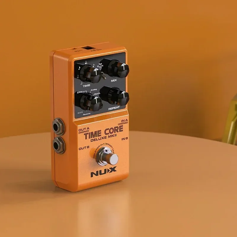 Фото Электрогитарные эффекты NUX-Time Core Deluxe MKII, универсальная педаль задержки, 7 типов, фразовый лупер, аксессуары для гитары №4