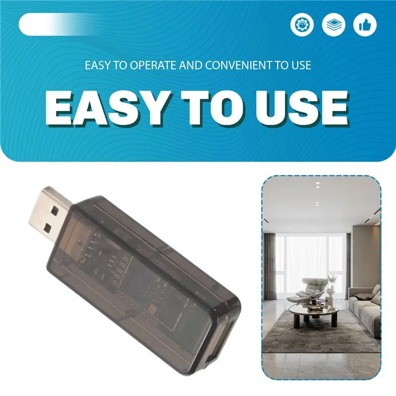 Фото Усилитель сигнала USB (черный) для Zigbee: Tuya, Ewelink, Home Assistant, Zigbee 2MQTT, Tasmota. Лучший выбор! №4