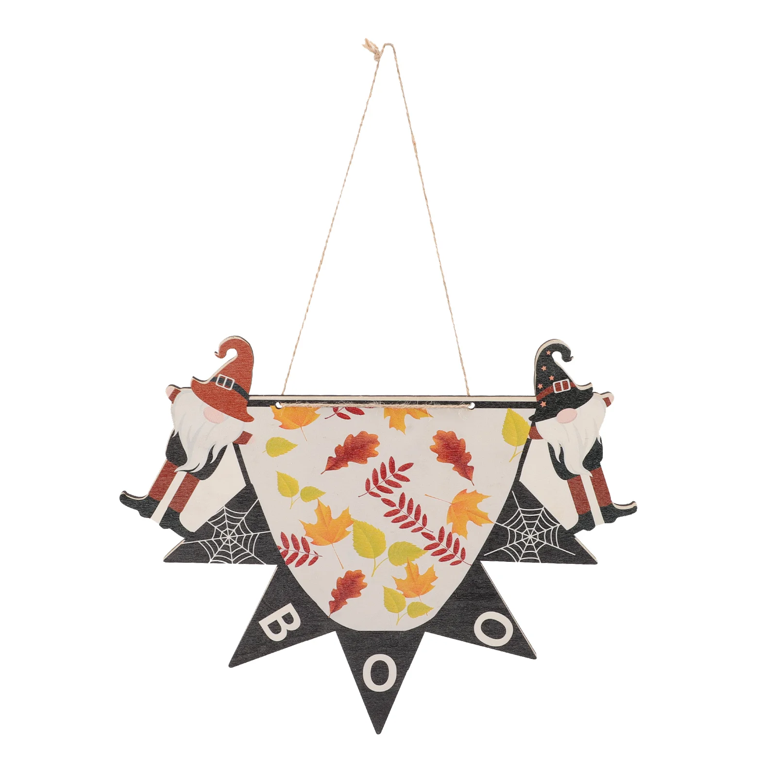 

Faceless Pendant Front Door Signs Halloween Wooden House Number Welcome Porch Decor Gnome