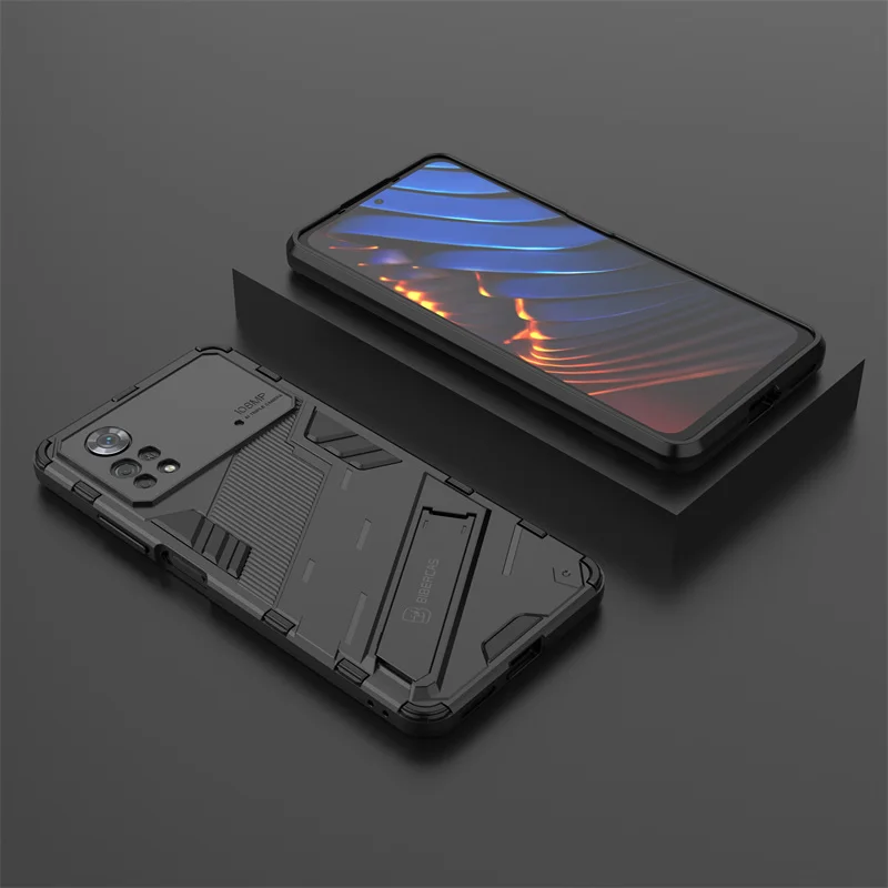 for xiaomi poco x4 pro 5g case magnetic holder armor phone cases for pocophone x4pro pocox4 pro poko x 4 pro stand back cover free global shipping