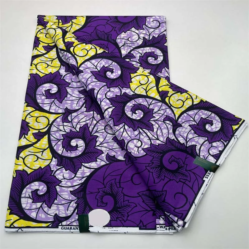 

Hollandais Dutch English Wax Tessuti High Quality Golden Print Red Blue Colors Nigeria Tissu Swiss Silk Wax Cloth Fabric