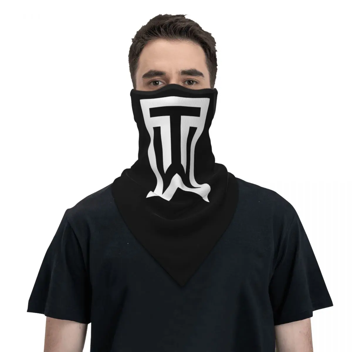 

Golf Logo Neck Gaiter Women Men Windproof Winter Bandana Scarf for Hiking