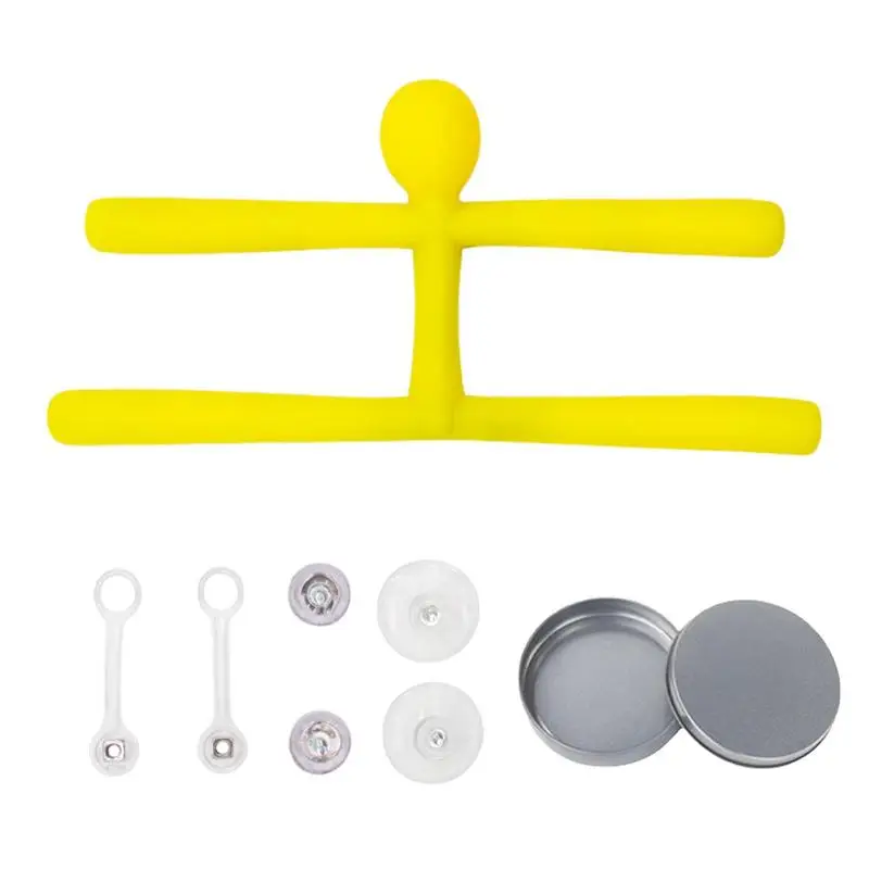 

Stretchy Bendable Man Sensory Toys Refrigerator Magnets Magnetic Toys Stress Relief Sensory Gel Interesting DIY Boy Colorful