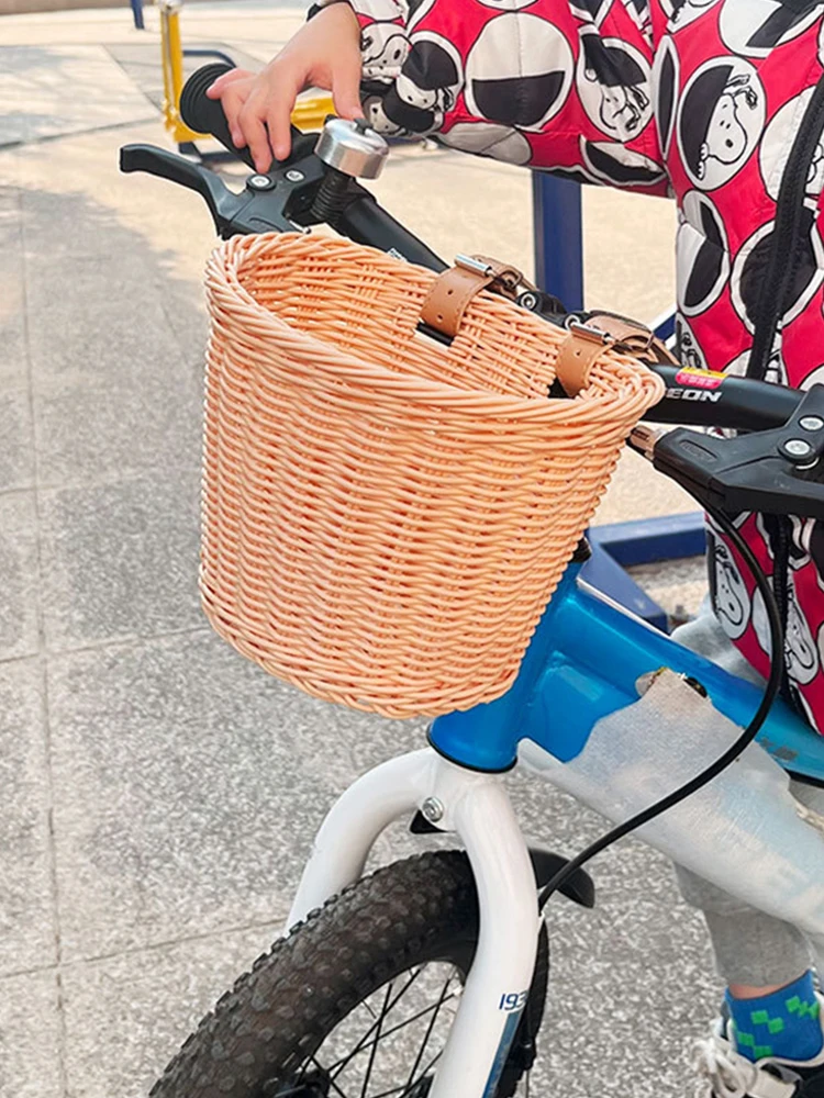 Передняя корзина для хранения велосипеда с наклейками-колокольчиками и