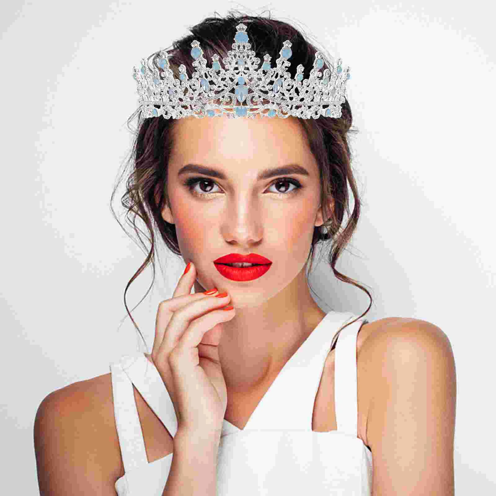 

Head Band Wedding Bridal Crown Bride Rhinestone Modeling Baroque Alloy Headband Miss