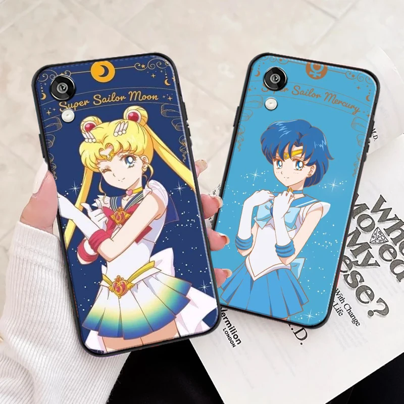 

Bandai Sailor Moon Anime For Huawei P20 P30 Lite Pro Phone Case Protect Liquid Silicon Silicone Cover Black Back Funda