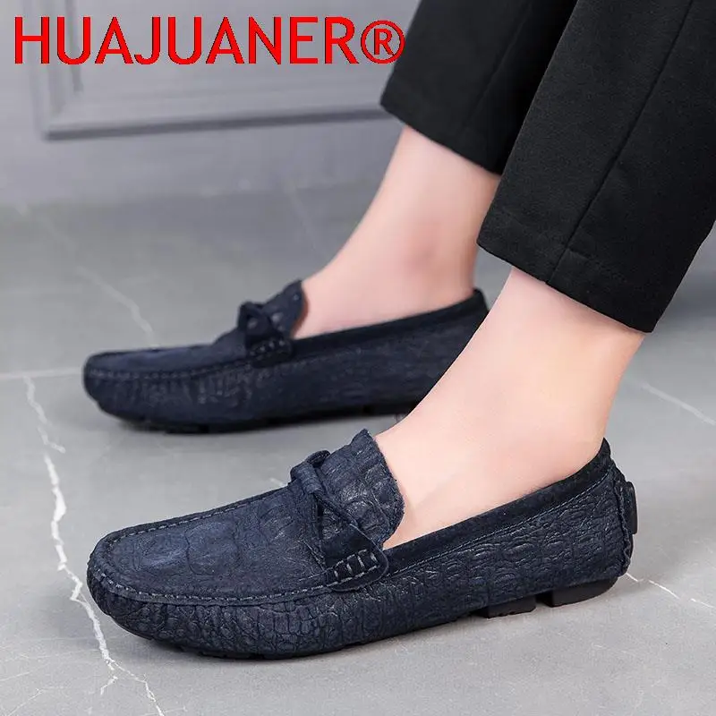 

Fashion Loafers Light Breathable Slip on Flats Men Shoes Leisure Walk Comfortable Footwear Bureau Office Footwear Casual Loafers