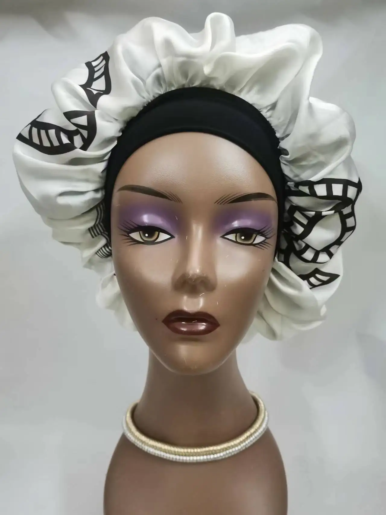 Женская Регулируемая Кепка для сна дизайнерские Чепчики и прочные сумки