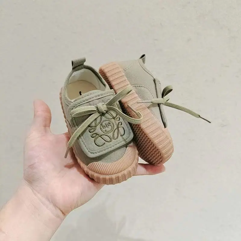 

Kids Shoes Baby Canvas Shoes Girls Casual Soft Bottom Non-slip Boys Toddler Shoes Sneakers Kids Casual Shoes Canvas Flats Soft