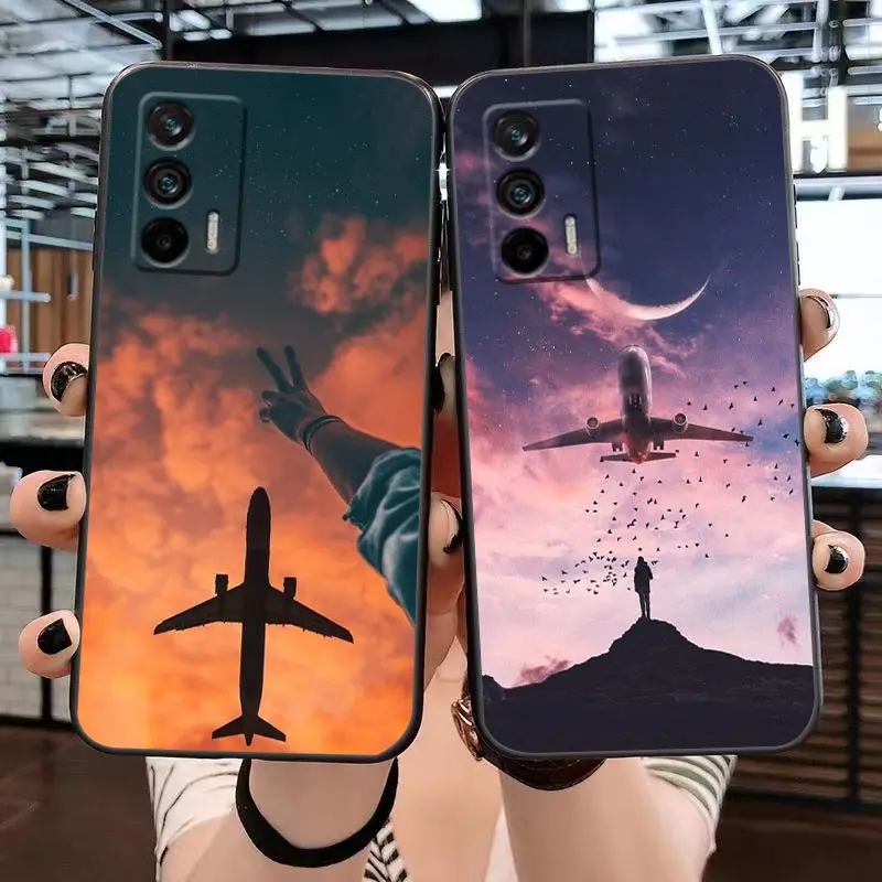 

Aircraft Plane Airplane Phone Funda Coque Case For OPPO Realme X50 X7 XT X 10 9 9I 8 8I 7 6 5 Pro Plus 5G Case Capa Shell Cover
