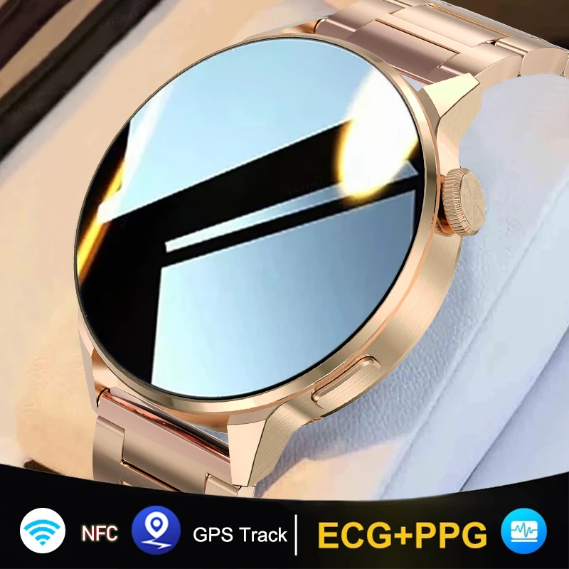 

for HUAWEI GT3 NFC Smart Watches Women Clock Bluetooth Call GPS Movement Track Heart Rate ECG Blood Pressure Men smartwatch