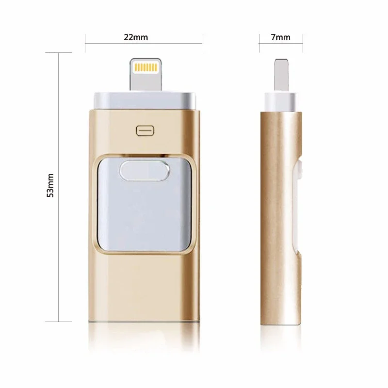 3в1 ТБ 512 ГБ 256 128 64 32 USB OTG iFlash Drive HD флэш-накопители для iPhone