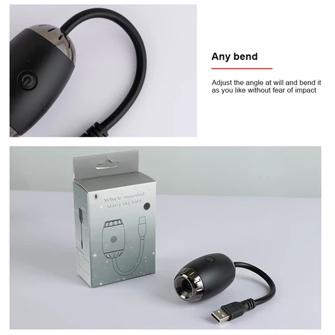 Светодиодный ночник «Звездное Небо» с USB-питанием для автомобиля и вечеринок — пример использования