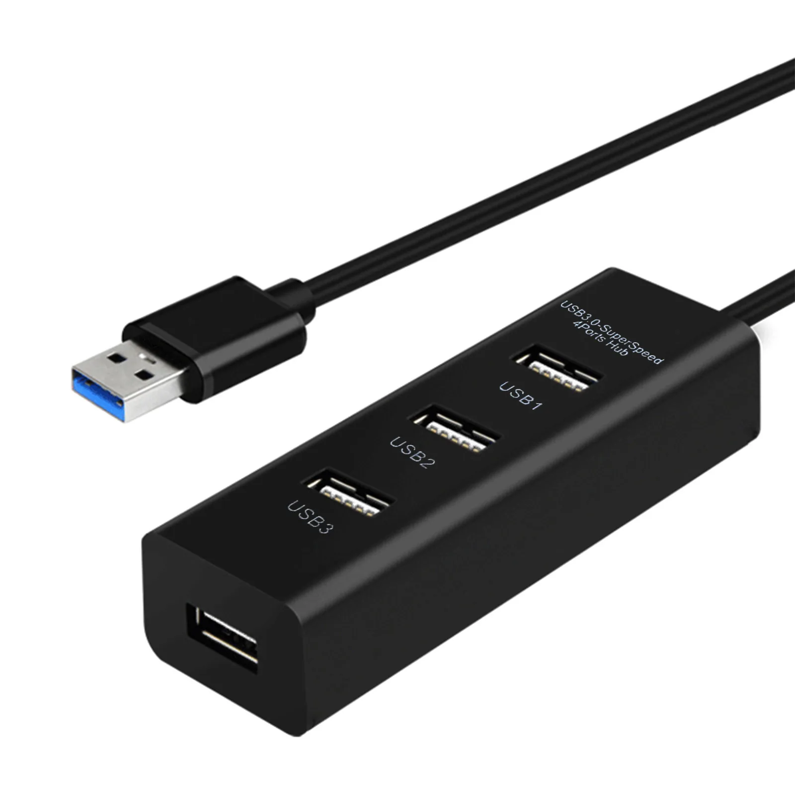 

USB C-концентратор 2,0, 4 порта, мультиразветвитель, Портативный высокоскоростной адаптер OTG для ПК, Windows, компьютерные аксессуары